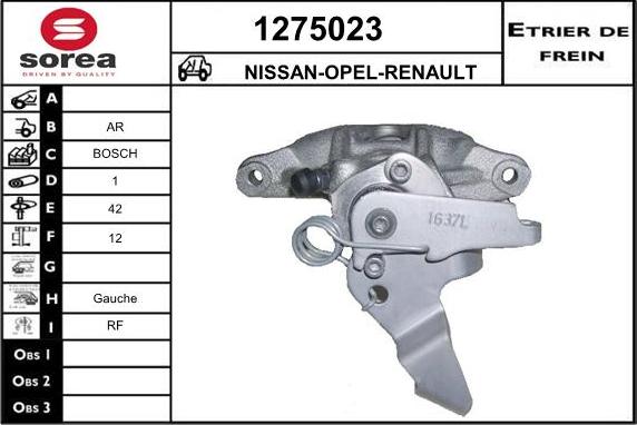 SNRA 1275023 - Спирачен апарат vvparts.bg