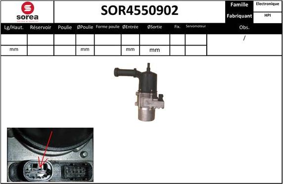 SNRA SOR4550902 - Хидравлична помпа, кормилно управление vvparts.bg