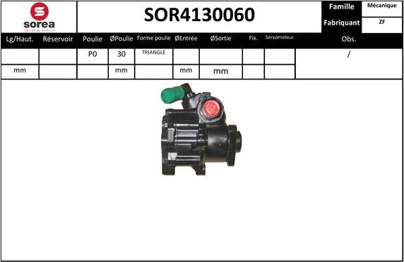 SNRA SOR4130060 - Хидравлична помпа, кормилно управление vvparts.bg