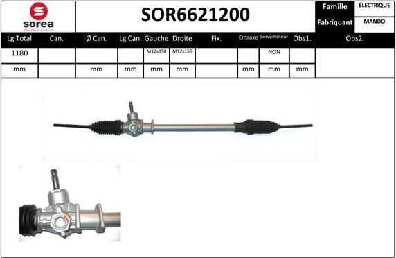 SNRA SOR6621200 - Кормилна кутия vvparts.bg
