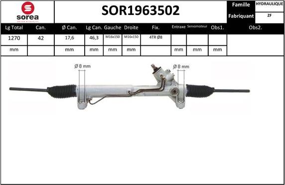 SNRA SOR1963502 - Кормилна кутия vvparts.bg