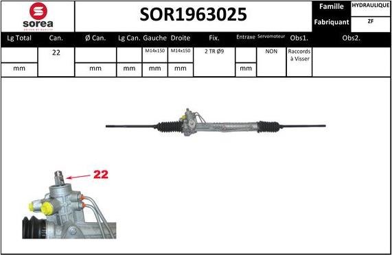 SNRA SOR1963025 - Кормилна кутия vvparts.bg