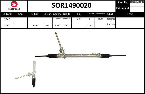 SNRA SOR1490020 - Кормилна кутия vvparts.bg