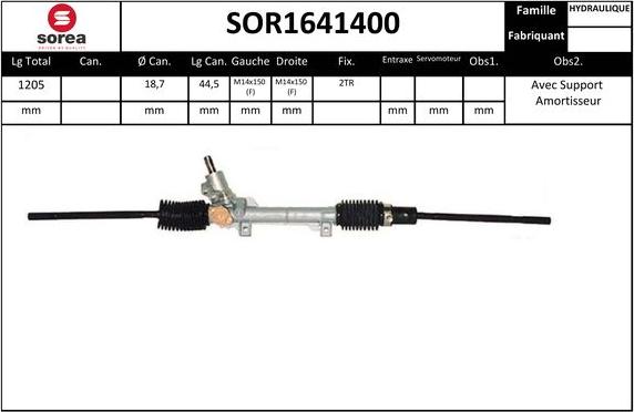 SNRA SOR1641400 - Кормилна кутия vvparts.bg