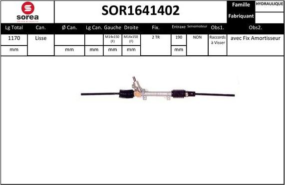 SNRA SOR1641402 - Кормилна кутия vvparts.bg