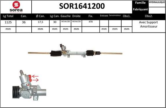 SNRA SOR1641200 - Кормилна кутия vvparts.bg
