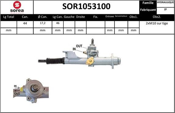 SNRA SOR1053100 - Кормилна кутия vvparts.bg