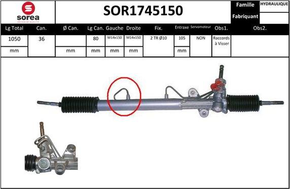 SNRA SOR1745150 - Кормилна кутия vvparts.bg
