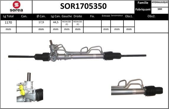 SNRA SOR1705350 - Кормилна кутия vvparts.bg