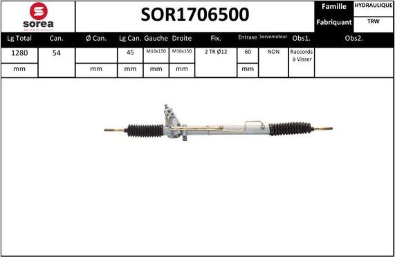 SNRA SOR1706500 - Кормилна кутия vvparts.bg