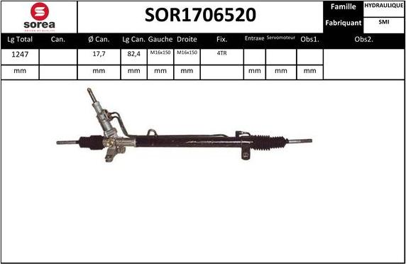 SNRA SOR1706520 - Кормилна кутия vvparts.bg