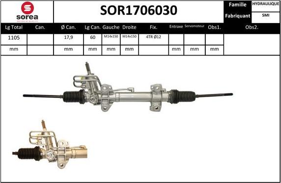 SNRA SOR1706030 - Кормилна кутия vvparts.bg