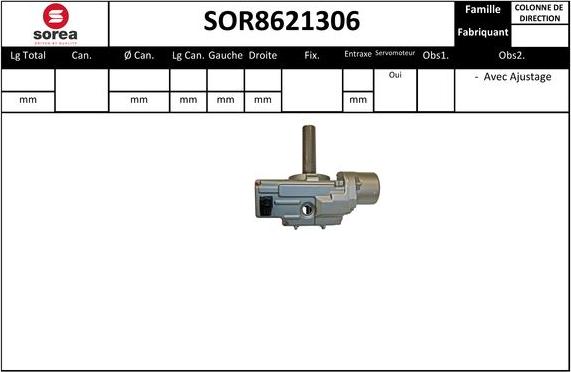 SNRA SOR8621306 - Кормилна колона vvparts.bg