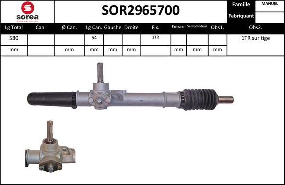 SNRA SOR2965700 - Кормилна кутия vvparts.bg