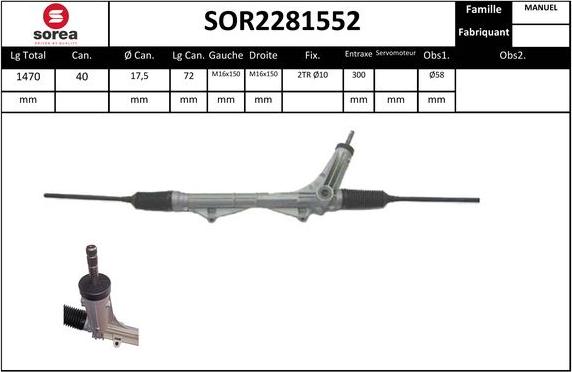 SNRA SOR2281552 - Кормилна кутия vvparts.bg