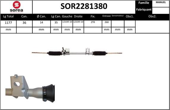 SNRA SOR2281380 - Кормилна кутия vvparts.bg