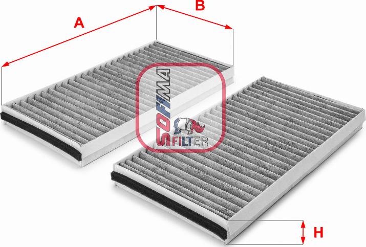 Sofima S 4127 CA - Филтър купе (поленов филтър) vvparts.bg