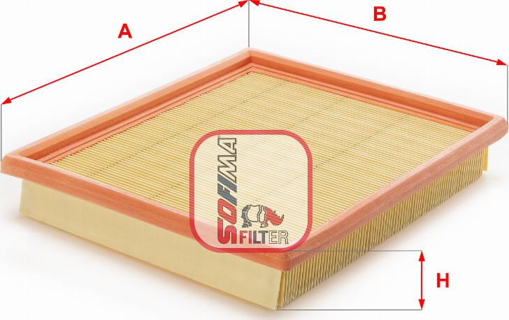 Sofima S 4310 A - Въздушен филтър vvparts.bg