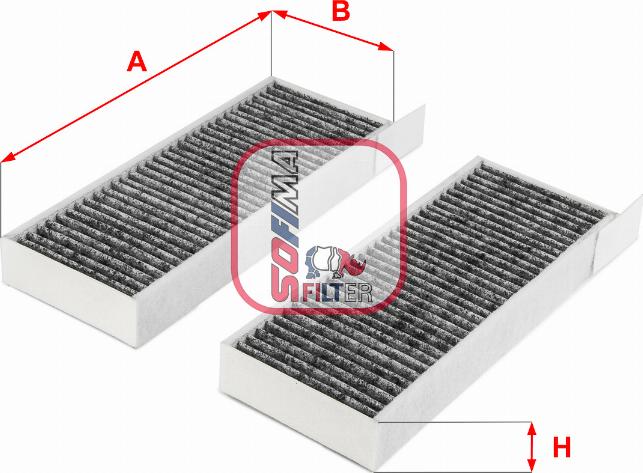 Sofima S 4254 CA - Филтър купе (поленов филтър) vvparts.bg