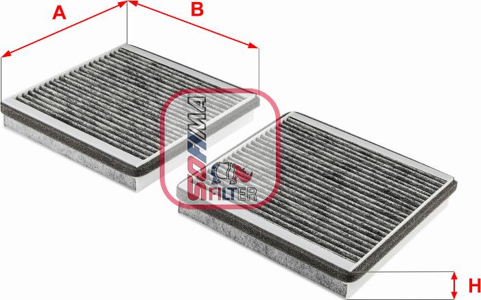 Sofima S 4252 CA - Филтър купе (поленов филтър) vvparts.bg