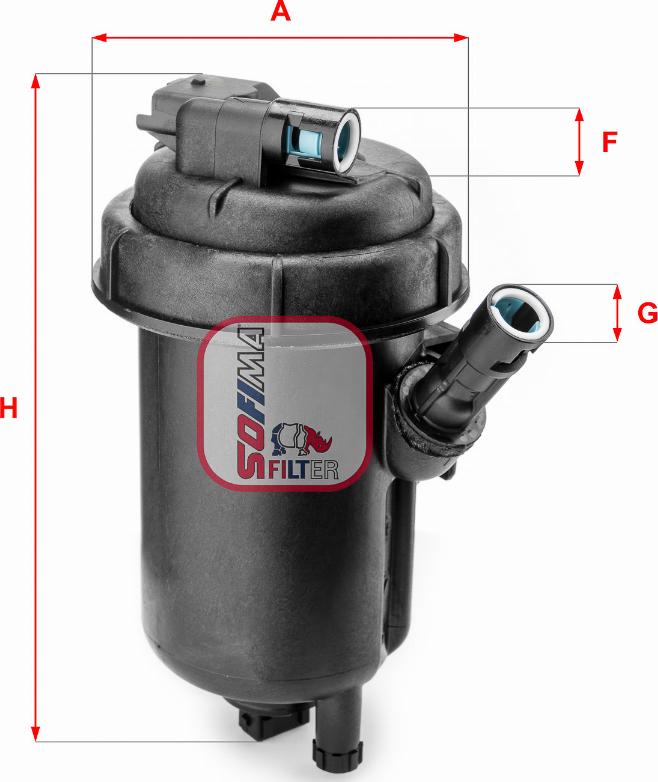 Sofima S 5152 GC - Горивен филтър vvparts.bg