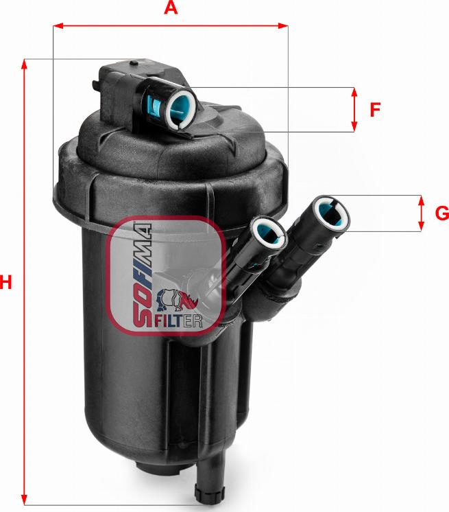 Sofima S 5116 GC - Горивен филтър vvparts.bg