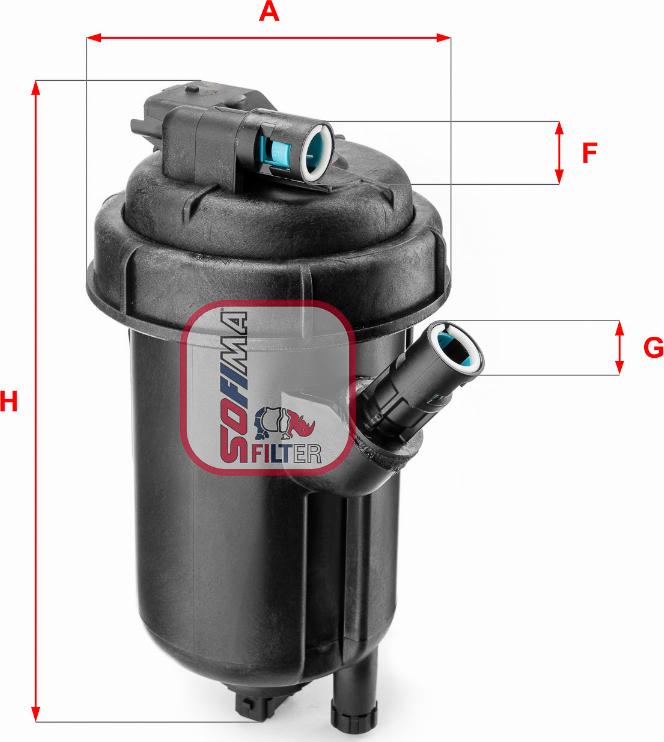 Sofima S 5125 GC - Горивен филтър vvparts.bg