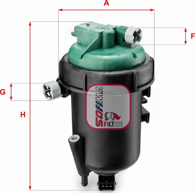 Sofima S 5175 GC - Горивен филтър vvparts.bg