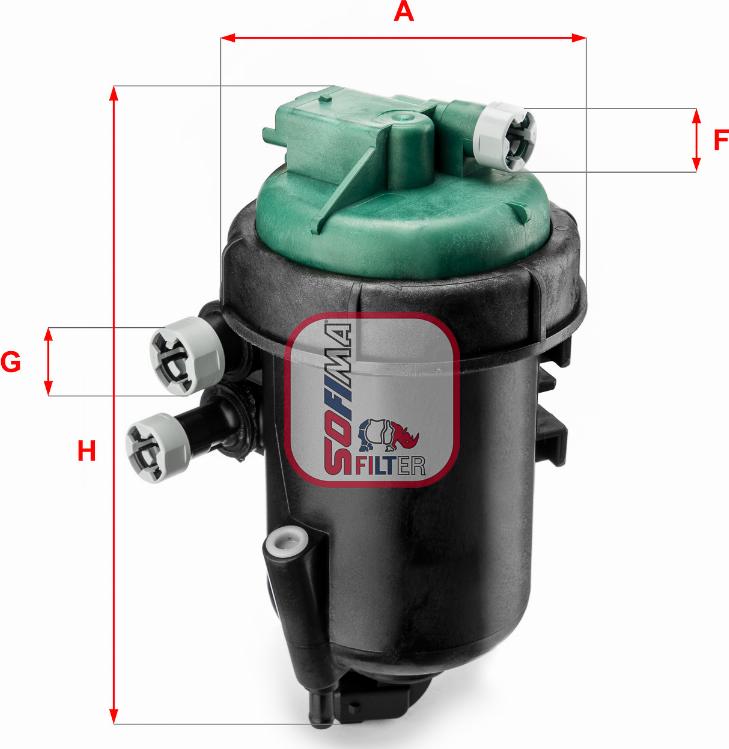 Sofima S 5173 GC - Горивен филтър vvparts.bg