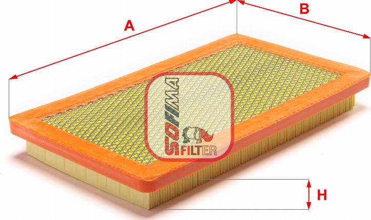 Sofima S 5810 A - Въздушен филтър vvparts.bg