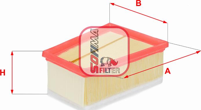 Sofima S 5740 A - Въздушен филтър vvparts.bg