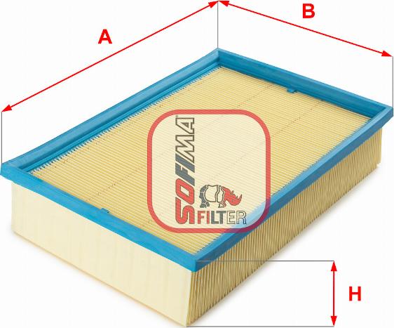 Sofima S 0946 A - Въздушен филтър vvparts.bg