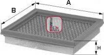 Sofima S 0133 A - Въздушен филтър vvparts.bg