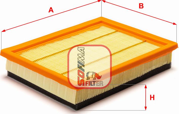 Sofima S 0290 A - Въздушен филтър vvparts.bg