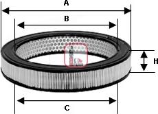 Sofima S 0978 A - Въздушен филтър vvparts.bg