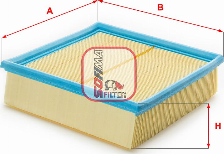 Sofima S 0730 A - Въздушен филтър vvparts.bg