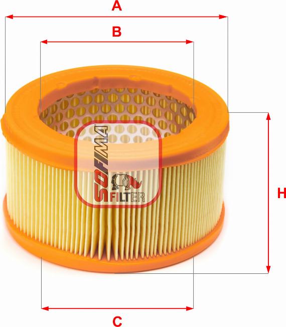 Sofima S 1460 A - Въздушен филтър vvparts.bg