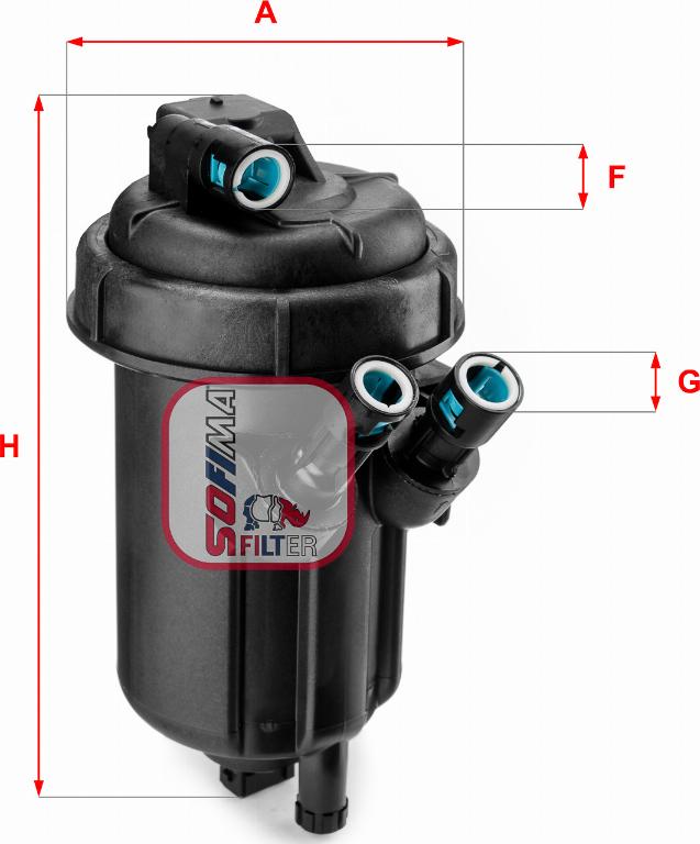 Sofima S 1161 GC - Горивен филтър vvparts.bg