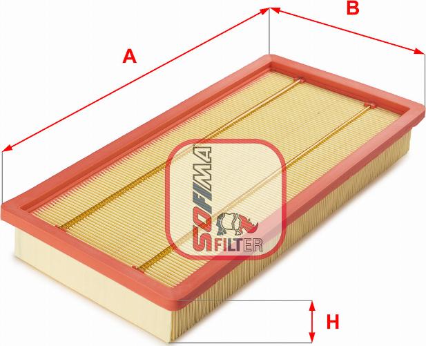 Sofima S 1302 A - Въздушен филтър vvparts.bg