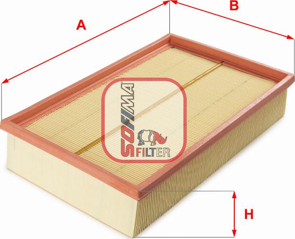 Sofima S 1212 A - Въздушен филтър vvparts.bg