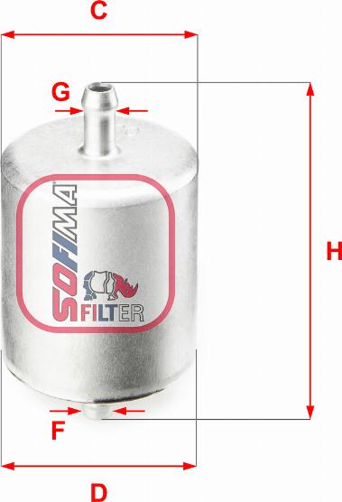 Sofima S 1760 B - Горивен филтър vvparts.bg