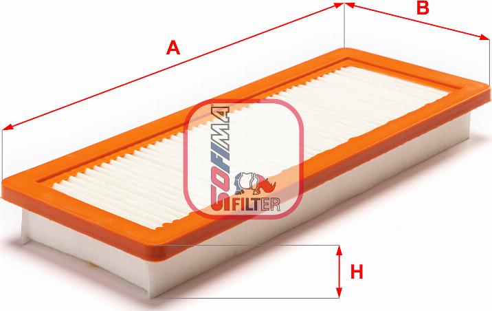 Sofima S 3467 A - Въздушен филтър vvparts.bg