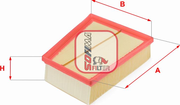 Sofima S 3417 A - Въздушен филтър vvparts.bg