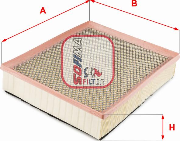 Sofima S 3512 A - Въздушен филтър vvparts.bg