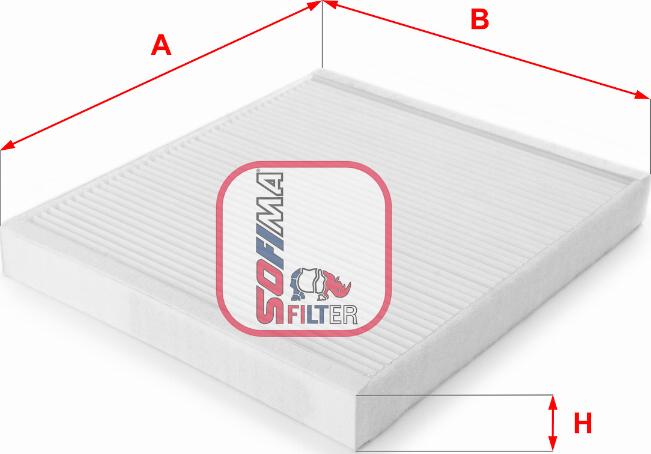 Sofima S 3030 C - Филтър купе (поленов филтър) vvparts.bg