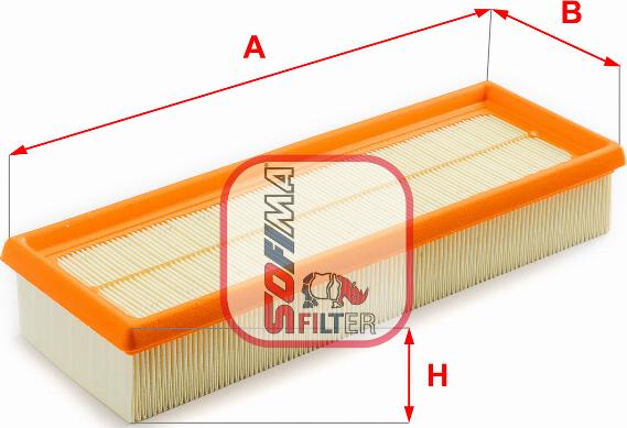 Sofima S 3021 A - Въздушен филтър vvparts.bg