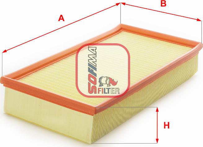 Sofima S 3079 A - Въздушен филтър vvparts.bg