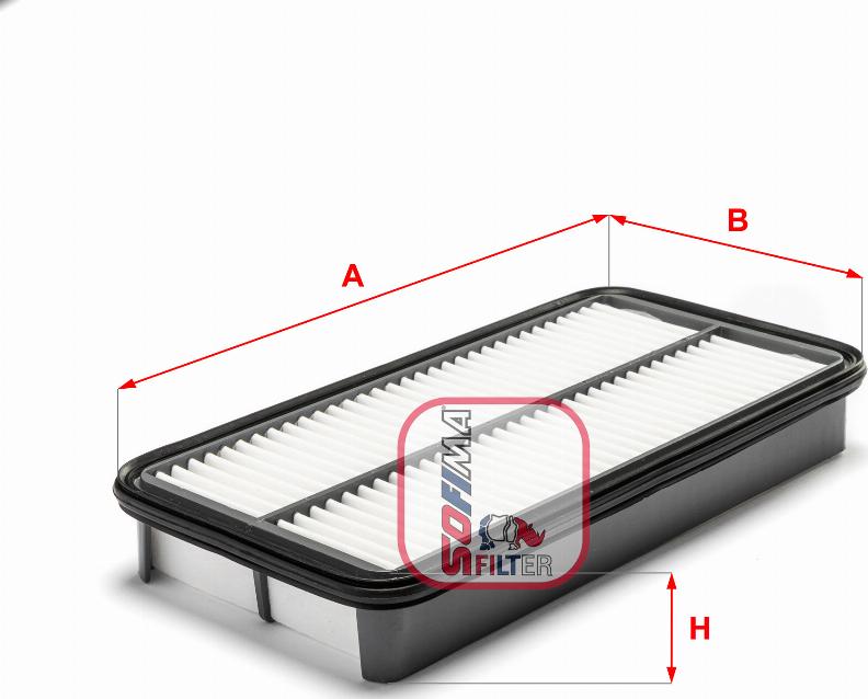 Sofima S 3076 A - Въздушен филтър vvparts.bg