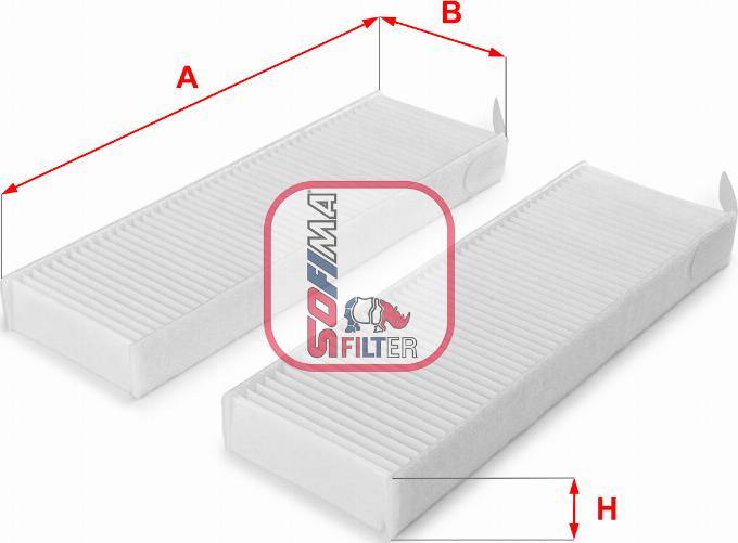 Sofima S 3154 C - Филтър купе (поленов филтър) vvparts.bg