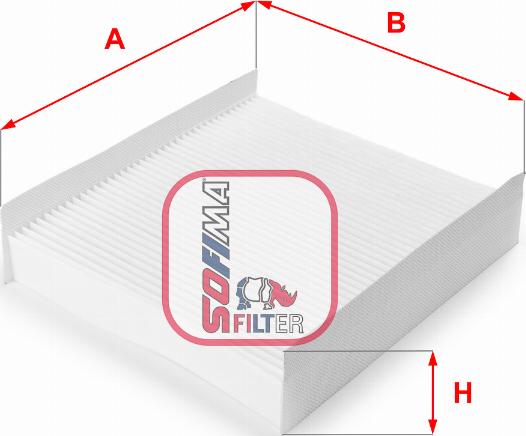 Sofima S 3157 C - Филтър купе (поленов филтър) vvparts.bg